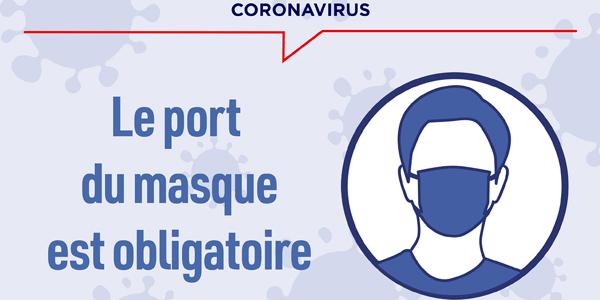 COVID-19 - Port du masque obligatoire
