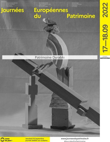 Journées européennes du patrimoine : 17 et 18 septembre 2022