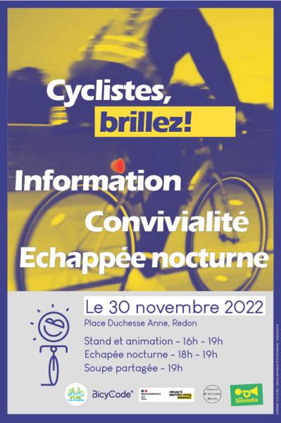 Cyclistes, brillez !