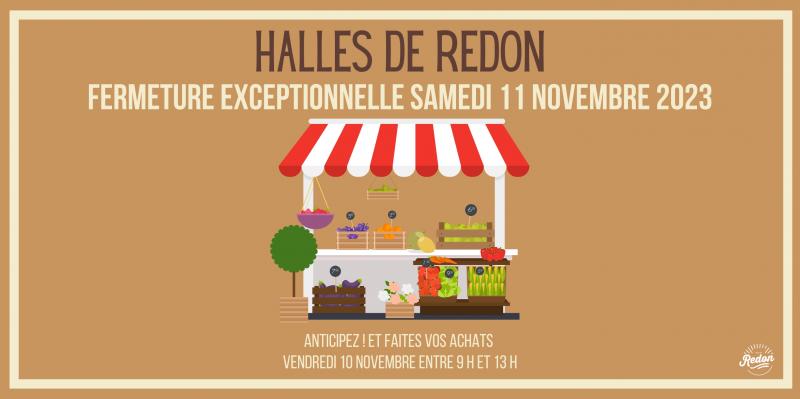 Info Fermeture exceptionnelle des Halles samedi 11 novembre Billetterie Le CarrÃ© 9 TempÃªte Ciaran – suite CommÃ©moration du 11 nove…: