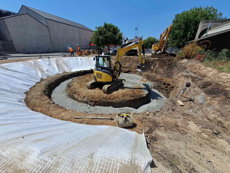 Une station de pompage a été creusée en 2023 à proximité du quai Jean Bart.